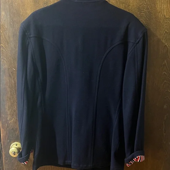 Armani Jeans Dark Blue Utility Jacket with Metallic Accents - Picture 12 of 14